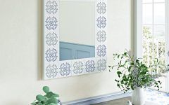 Harbert Modern and Contemporary Distressed Accent Mirrors
