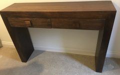 Natural Mango Wood Console Tables