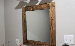 15 The Best Walnut Wood Wall Mirrors