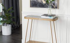 Clear Glass Top Console Tables