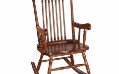 Brown Wood Youth Rocking Chairs