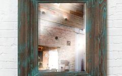 Top 30 of Blue Distressed Mirrors
