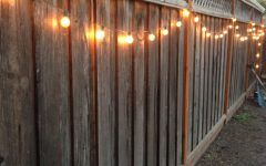 Hanging Outdoor Lights on Fence