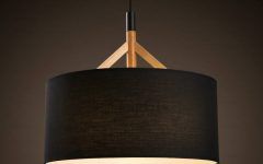 The 15 Best Collection of Black Drum Pendant Lights