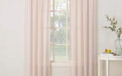 2024 Best of Erica Sheer Crushed Voile Single Curtain Panels