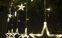 Outdoor Hanging Star Lights