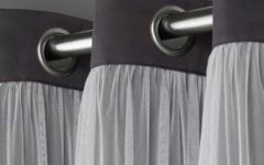 Catarina Layered Curtain Panel Pairs with Grommet Top