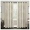 Oakdale Textured Linen Sheer Grommet Top Curtain Panel Pairs