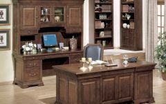 2024 Latest Office Desks with Filing Credenza