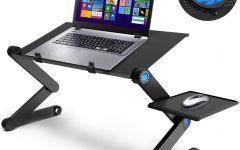 2024 Latest Black Adjustable Laptop Desks