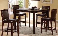 Romriell Bar Height Trestle Dining Tables