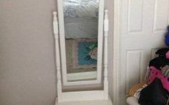Free Standing Mirrors with Drawer