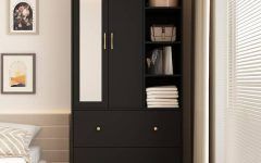 15 Best Collection of Black Wood Wardrobes