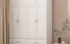Top 15 of White Double Wardrobes with Drawers
