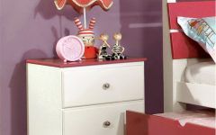 Pink Lacquer 2-drawer Desks