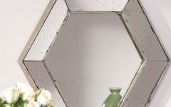 Gia Hexagon Accent Mirrors
