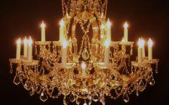 12 Ideas of Crystal Gold Chandelier