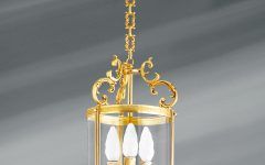 Gilded Gold Lantern Chandeliers