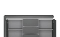 2024 Best of High Gloss Grey Sideboards