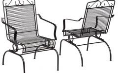 Iron Rocking Patio Chairs