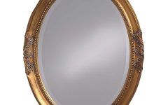 2024 Latest Antique Gold Leaf Round Oversized Wall Mirrors