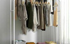 15 Ideas of Double Clothes Rail Wardrobes