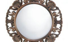 15 The Best Antique Iron Round Wall Mirrors