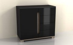 20 Collection of High Gloss Black Sideboard