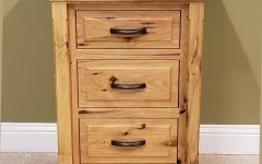 2024 Latest Hickory Wood 5-drawer Pedestal Desks