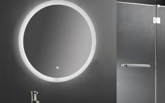 2024 Popular Edge-lit Oval Led Wall Mirrors