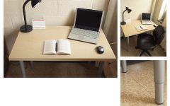 White Wood Adjustable Reading Tables