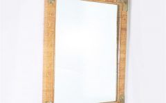 Rattan Wrapped Wall Mirrors