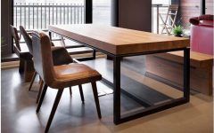 20 Best Collection of Iron Wood Dining Tables
