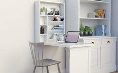 15 Inspirations Matte White Wall Mount Desks