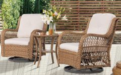 The 15 Best Collection of Outdoor Wicker 3-piece Set