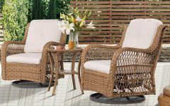The 15 Best Collection of Rocking Chairs Wicker Patio Furniture Set