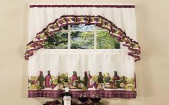 The 50 Best Collection of Chardonnay Tier and Swag Kitchen Curtain Sets