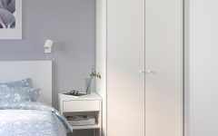15 Collection of Two Door White Wardrobes