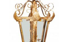 15 Ideas of Antique Gold Lantern Chandeliers