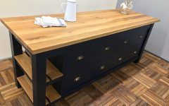 Freestanding Tables with Drawers