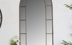 Waved Arch Tall Traditional Wall Mirrors