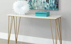 Marble Console Tables Set of 2