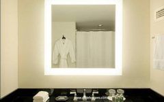 Lighted Vanity Wall Mirrors