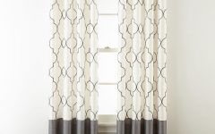 Ombre Embroidery Curtain Panels