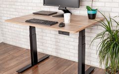 15 Photos White Adjustable Stand-up Desks