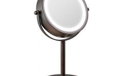 Chrome Led Magnified Makeup Mirrors