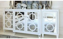 White Mirrored Sideboard