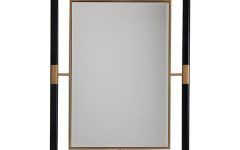The Best Brushed Gold Rectangular Framed Wall Mirrors
