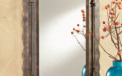 15 The Best Brass Iron Framed Wall Mirrors