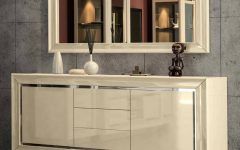 2024 Best of High Gloss Cream Sideboards